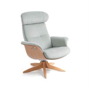 Conform Timeout Wood Swivel Reclining Chair